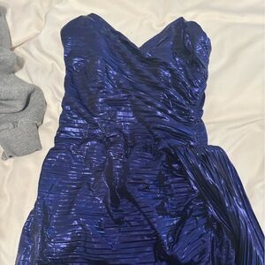 Lucy in the sky corset metallic dress